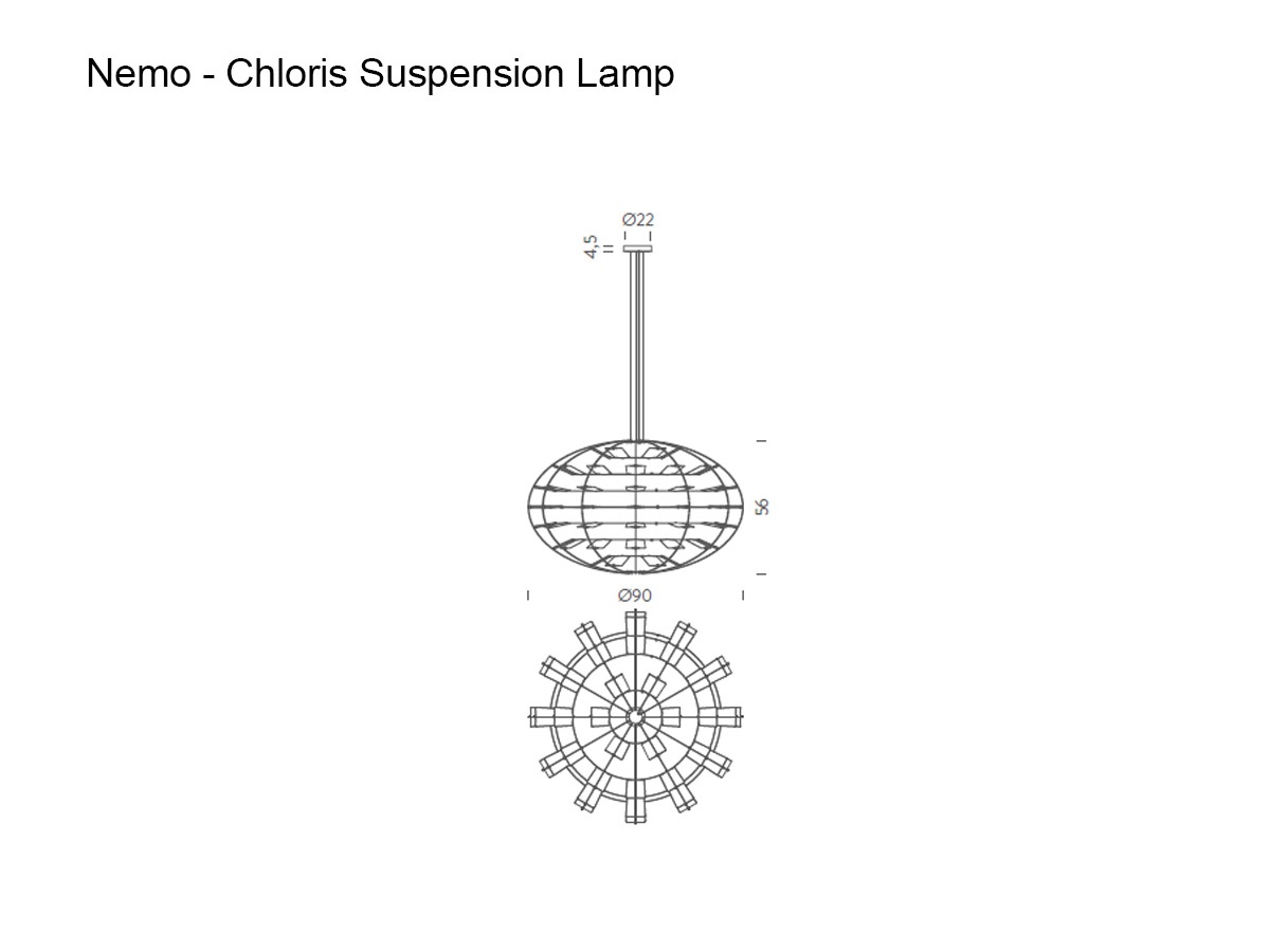 Nemo Chloris Suspension Lamp
