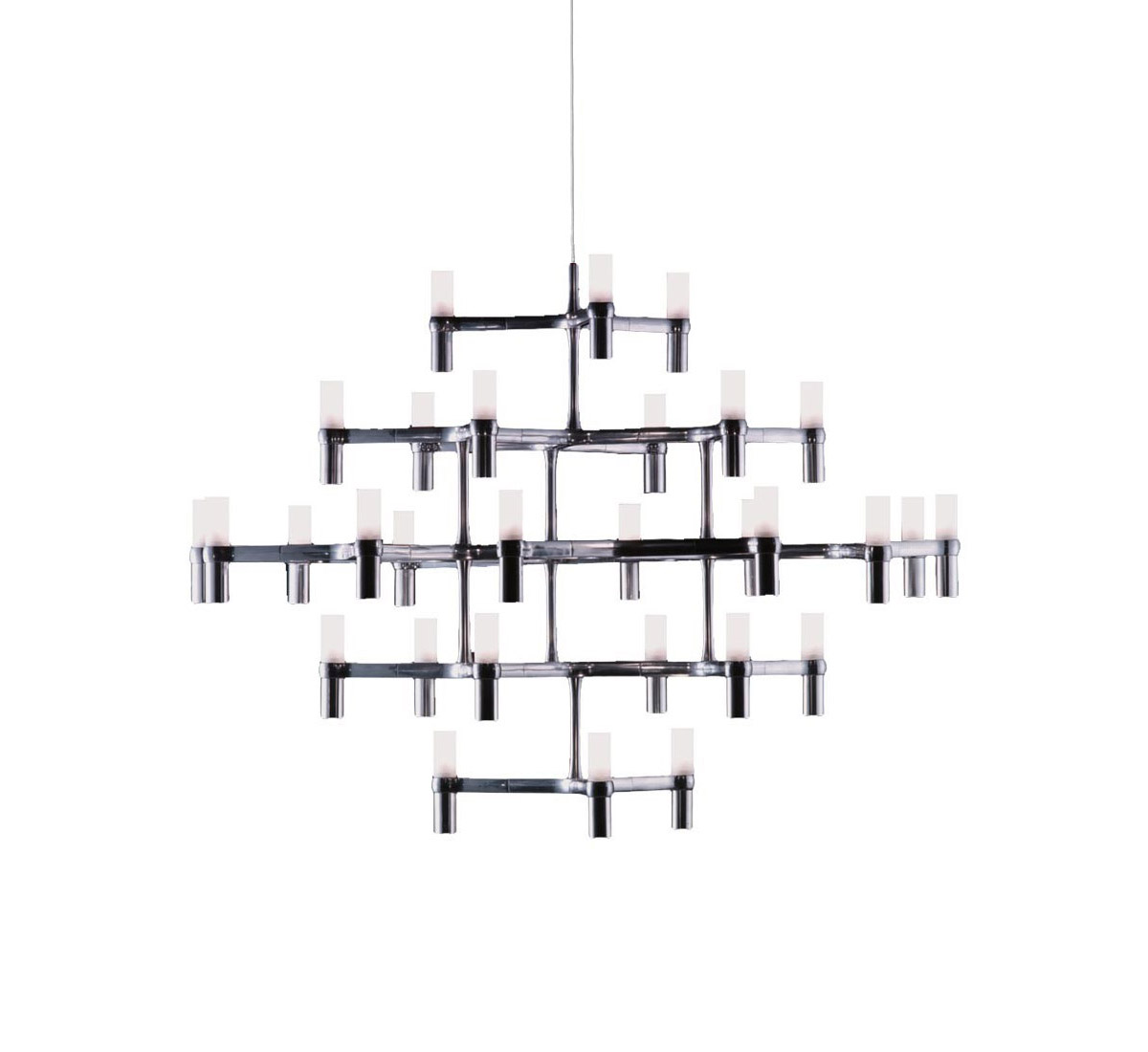 Nemo Crown Major Polished Pendant Lamp