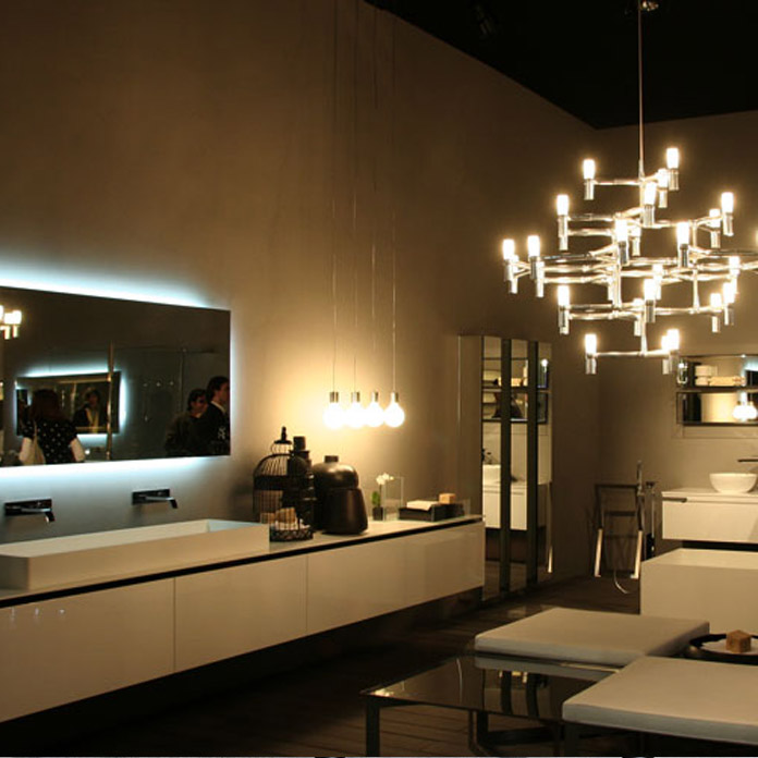 Nemo Crown Major Gold Plated Pendant Lamp