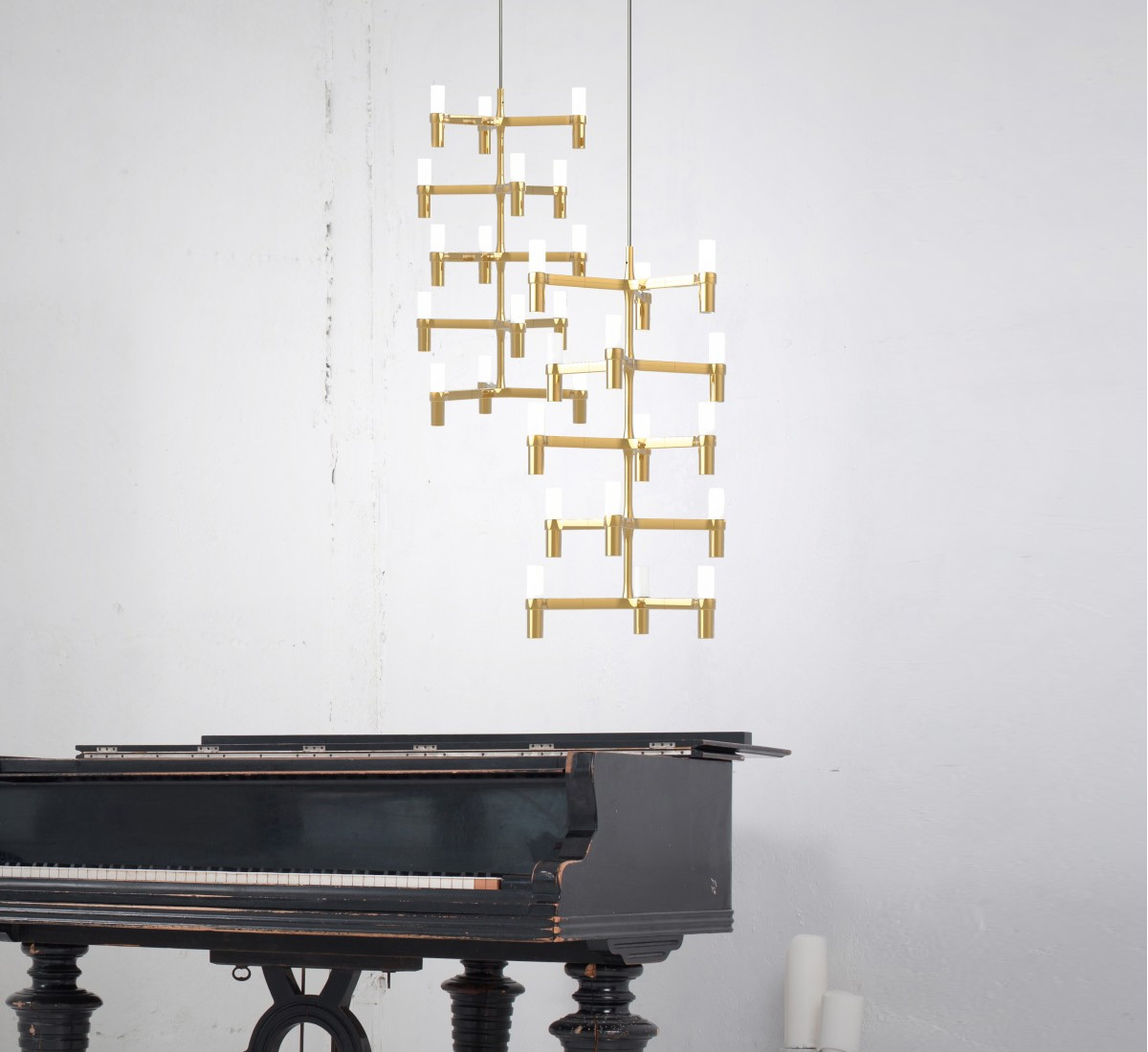 Nemo Crown Multi White Suspension Lamp