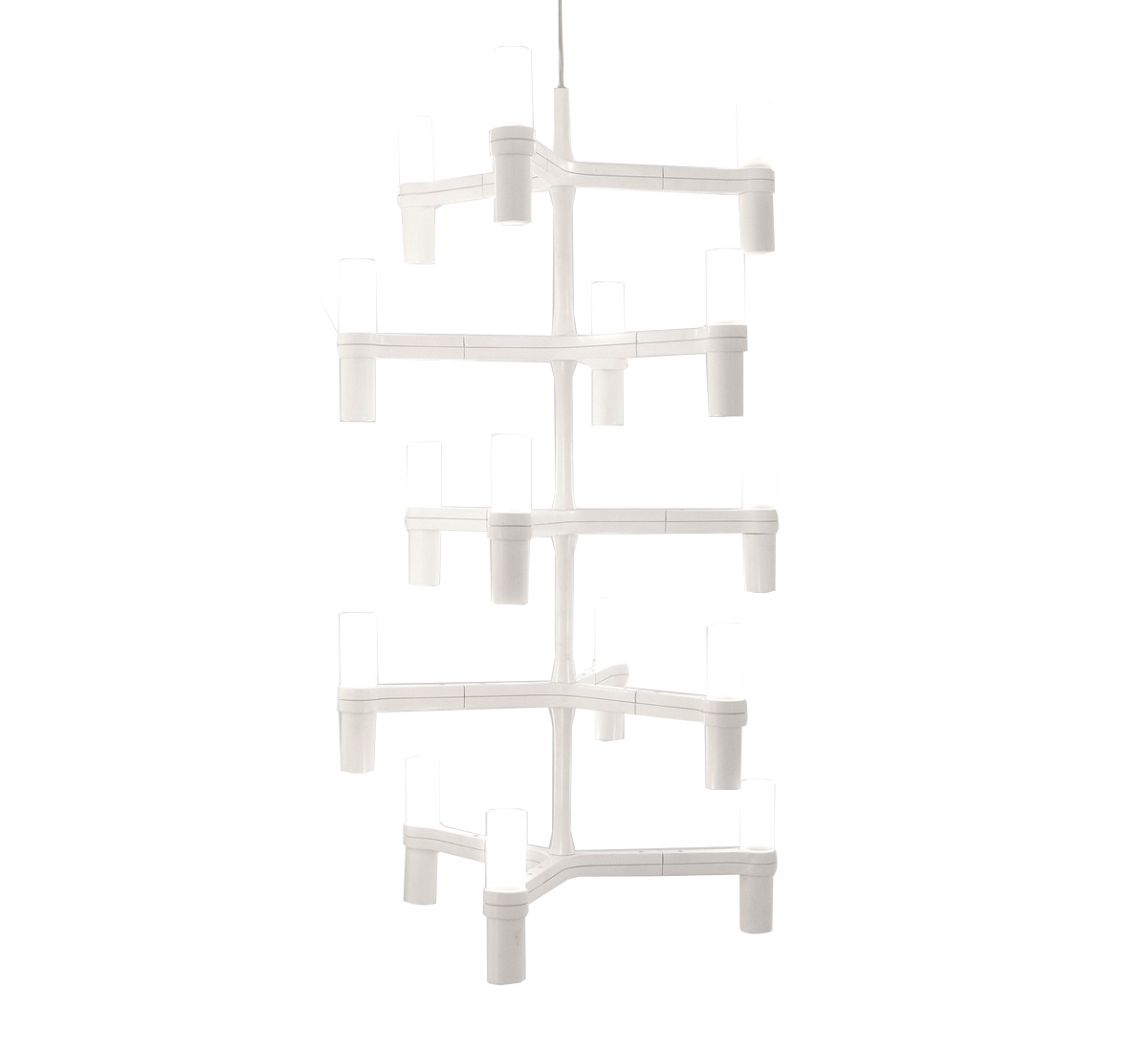 Nemo Crown Multi White Suspension Lamp