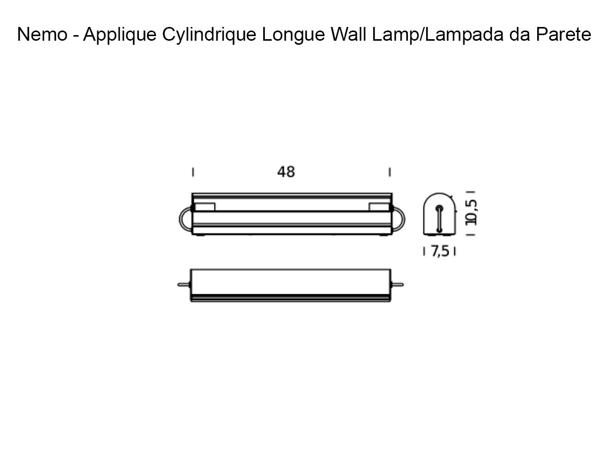 Бра Nemo Cylindrique Longue
