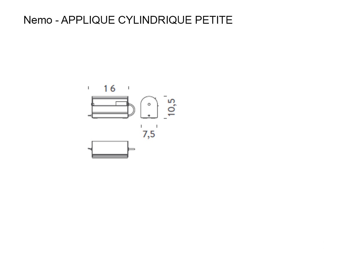 Бра Nemo Cylindrique Petite