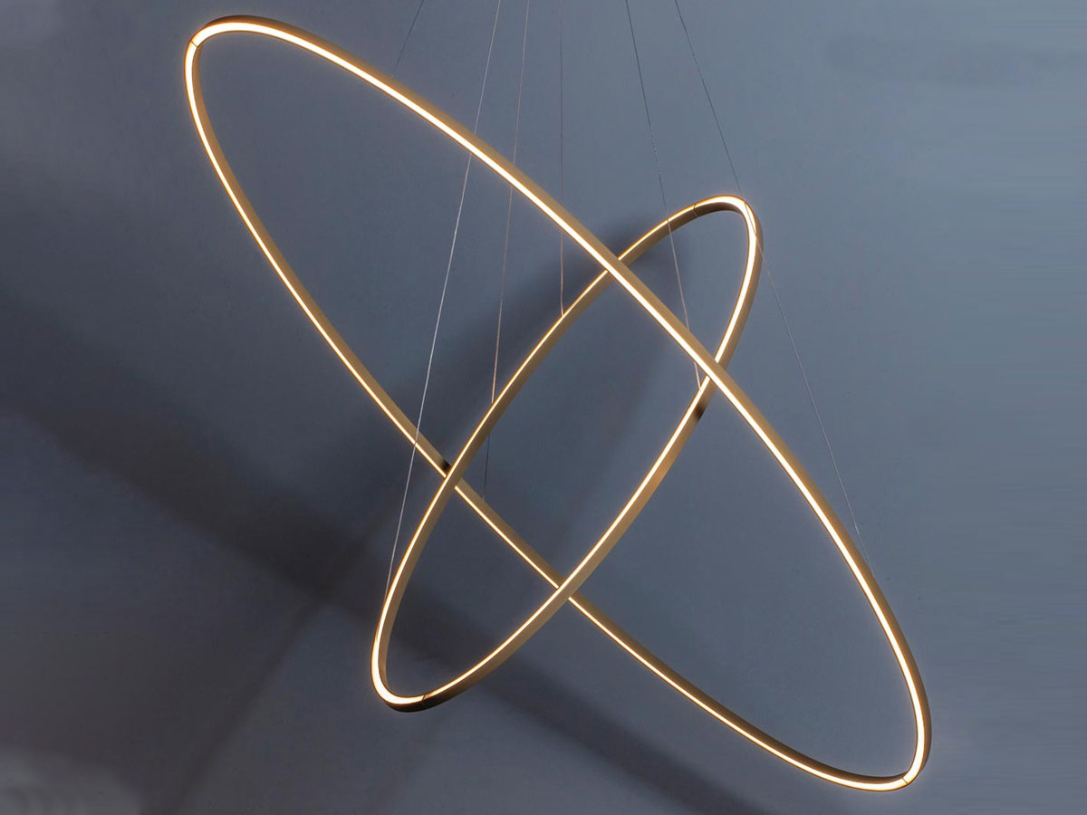 Nemo Elisse Pendant Suspension Lamp Double Mega