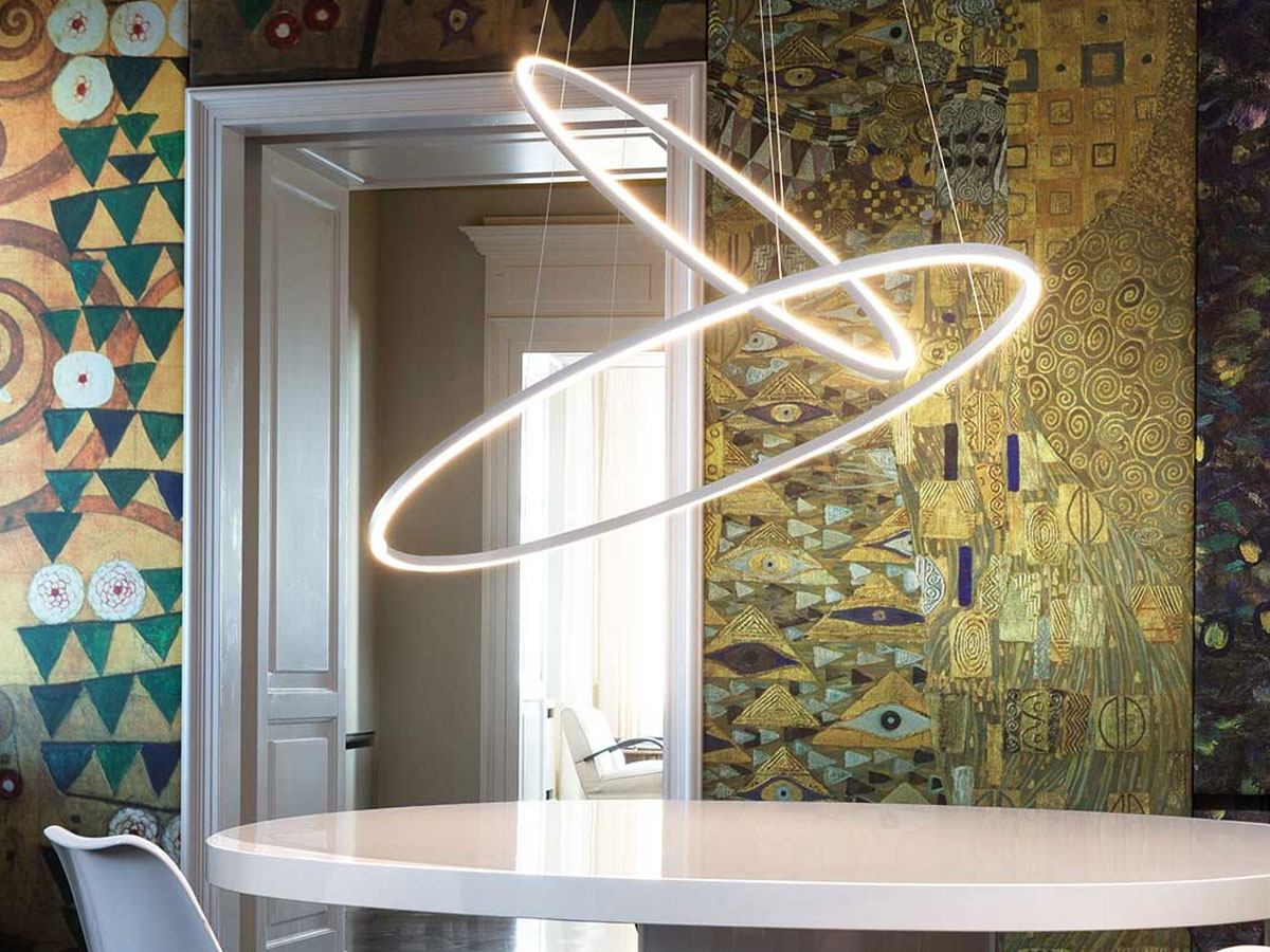 Nemo Elisse Pendant Suspension Lamp Double Mega