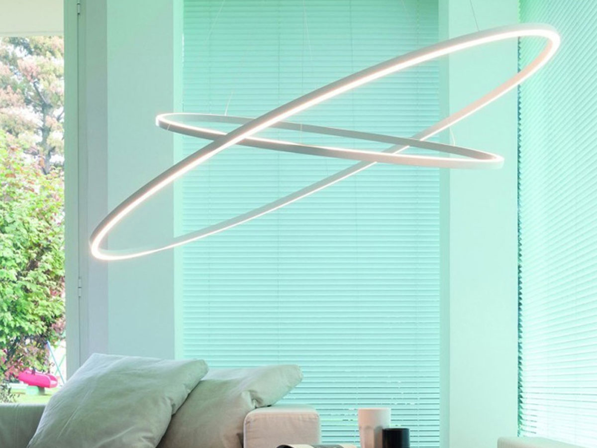 Nemo Elisse Pendant Suspension Lamp Double Mega