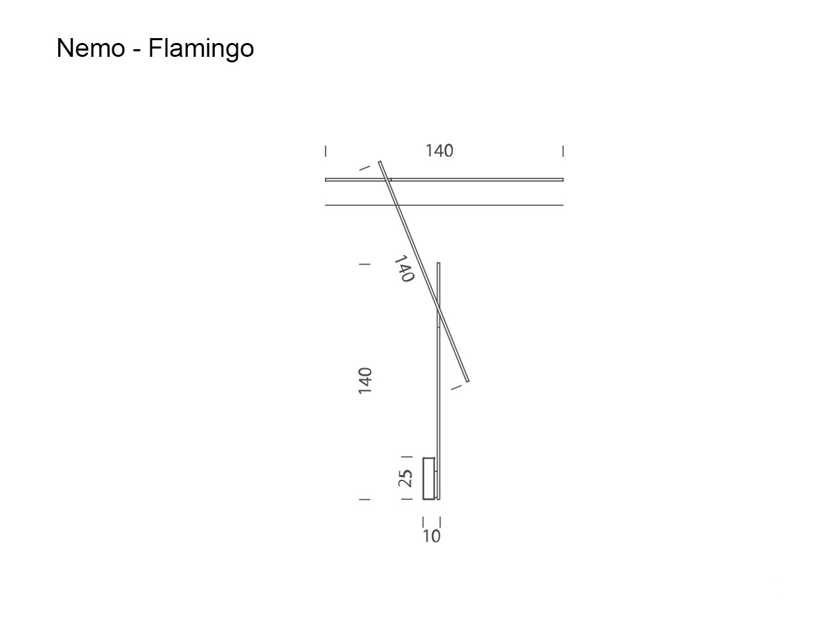 Nemo Flamingo Floor Lamp