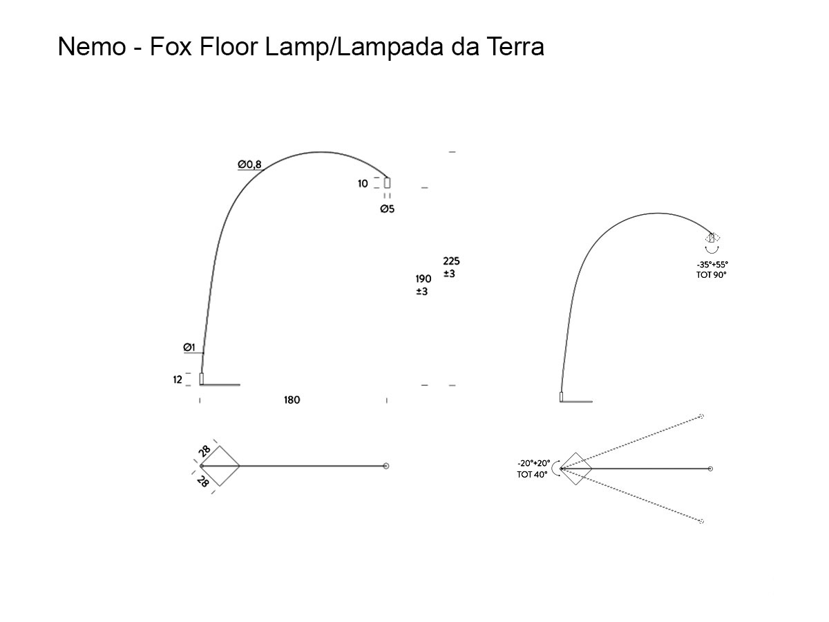Nemo Fox Floor Lamp
