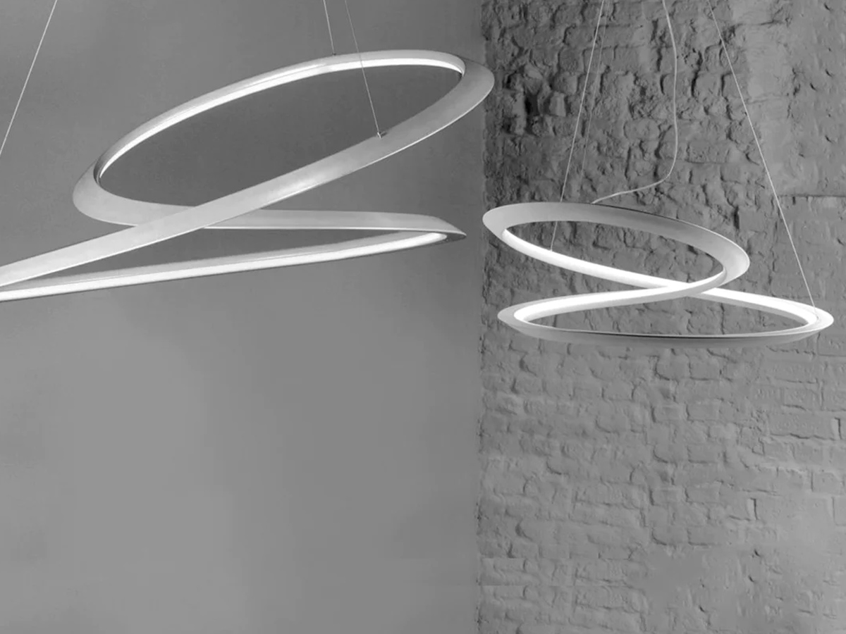 Nemo Kepler Minor Suspension Lamp White Uplight