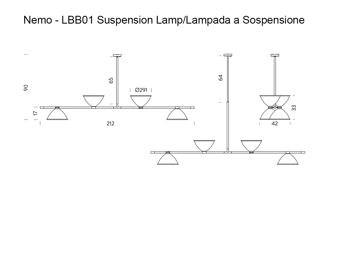 Nemo Lbb01 Suspension Lamp