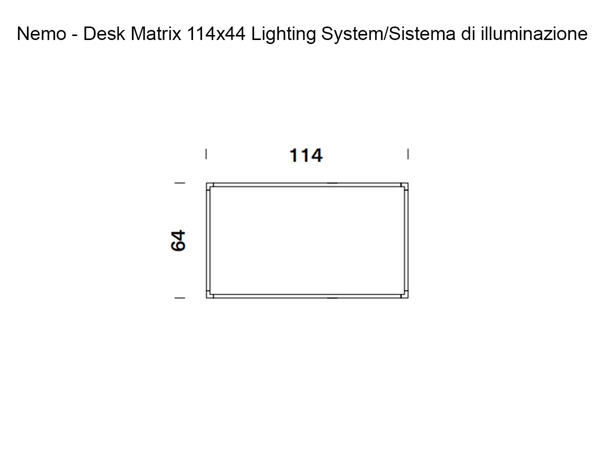 Nemo Desk Matrix 114x44 Vertical