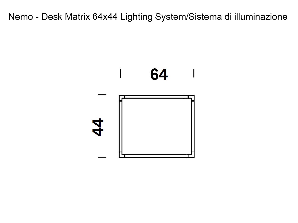 Nemo Desk Matrix 64 X 44 Vertical