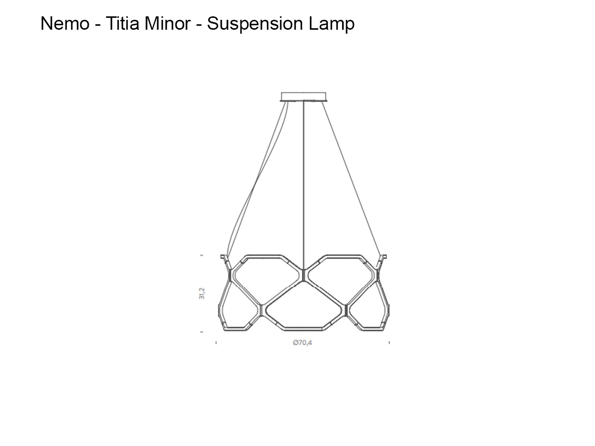 Nemo Titia Minor Suspension Lamp