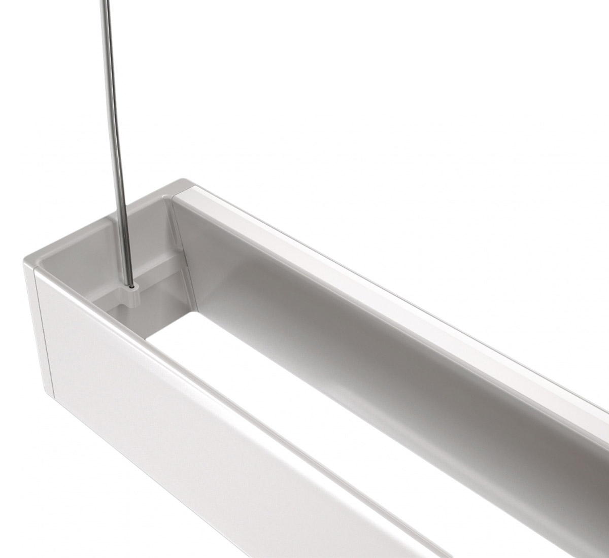Nemo Tru Pendant Horizontal Updown Suspension Lamp White