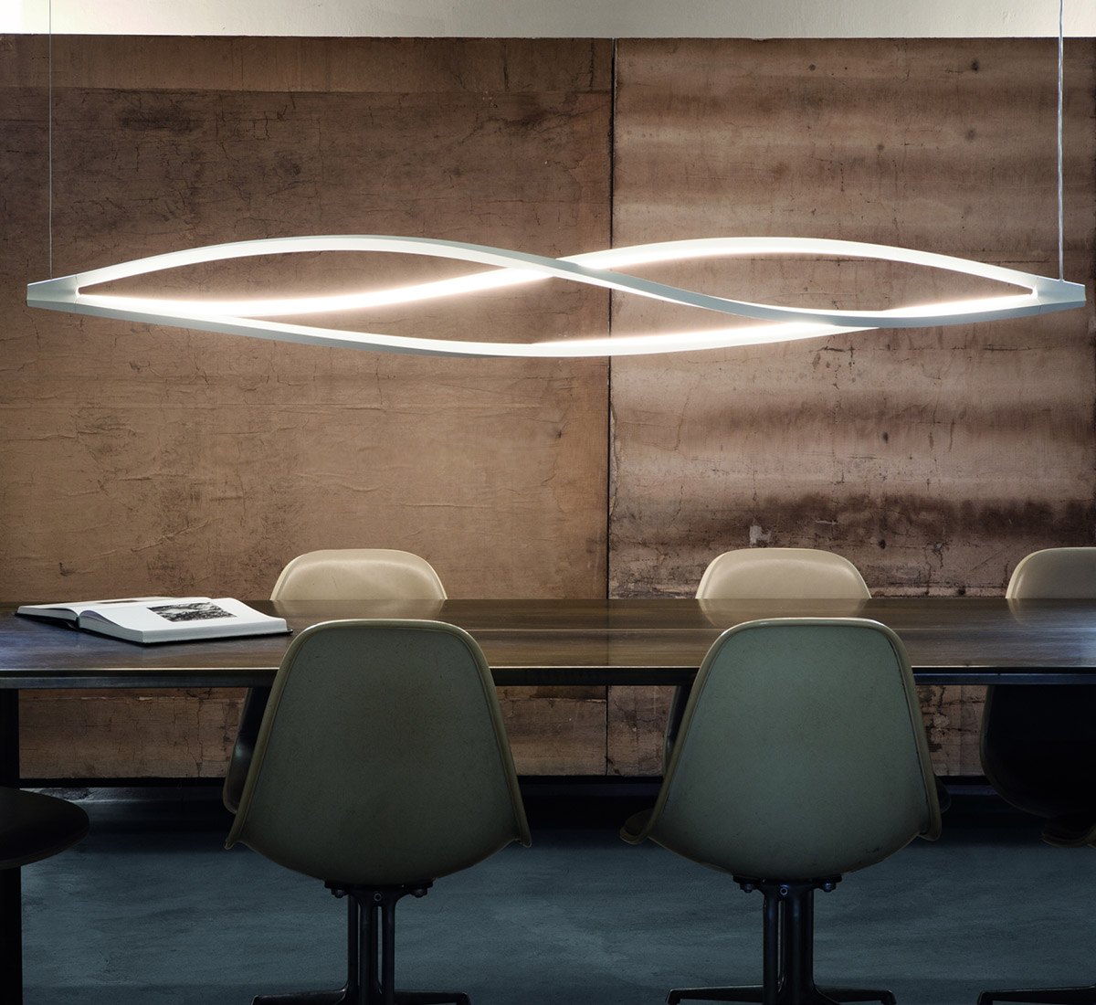 Nemo In The Wind Horizontal Suspension Lamp White