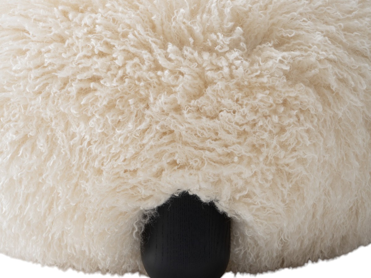 Noom Flock Ottoman Fluffy Edition