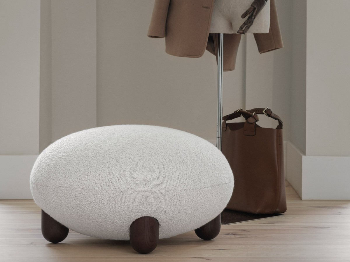 Noom Flock Ottoman Fluffy Edition