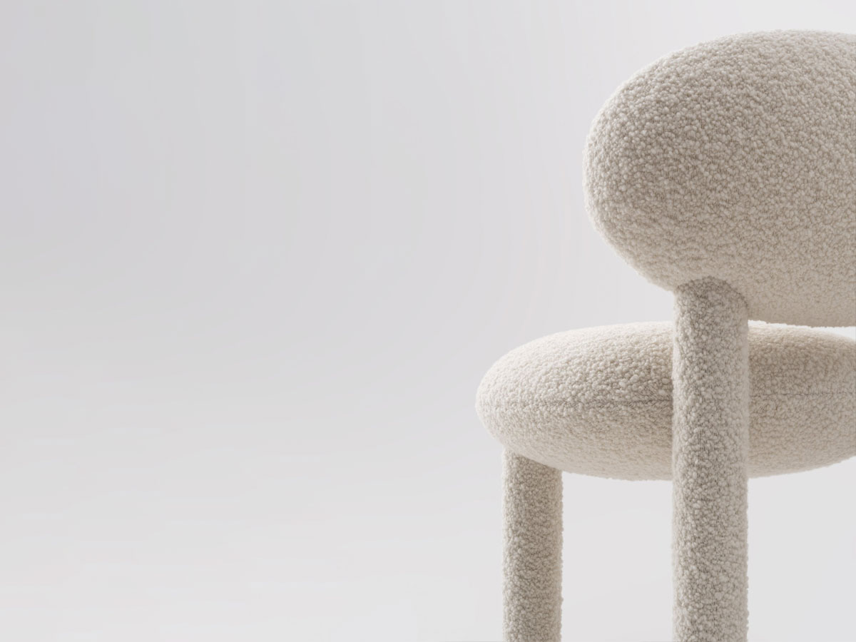 Noom Flock Bar Chair Cs1 Fully Upholstered