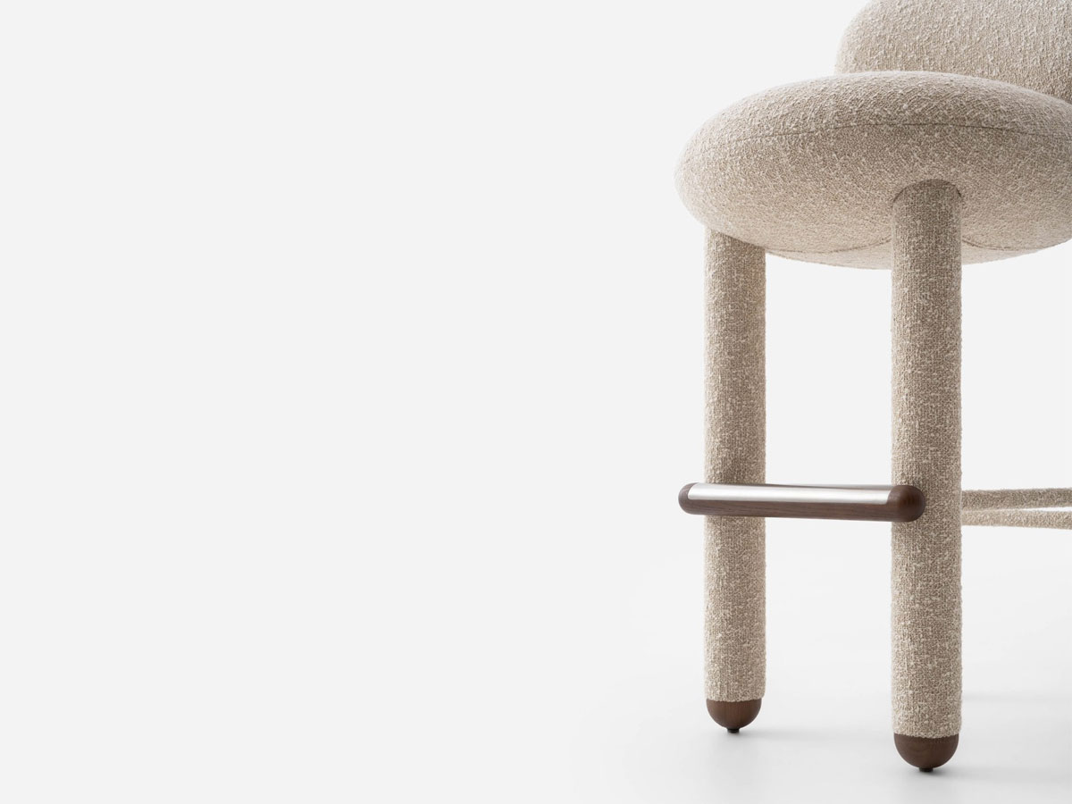 Noom Flock Bar Chair Cs1 Fully Upholstered