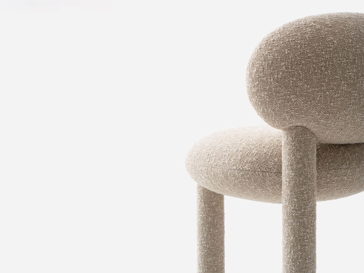 Noom Flock Bar Chair Cs1 Fully Upholstered