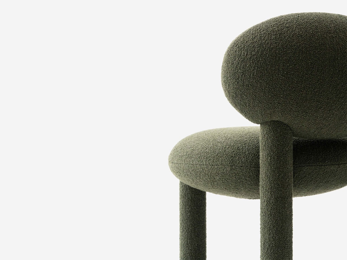 Noom Flock Bar Chair Cs1 Fully Upholstered