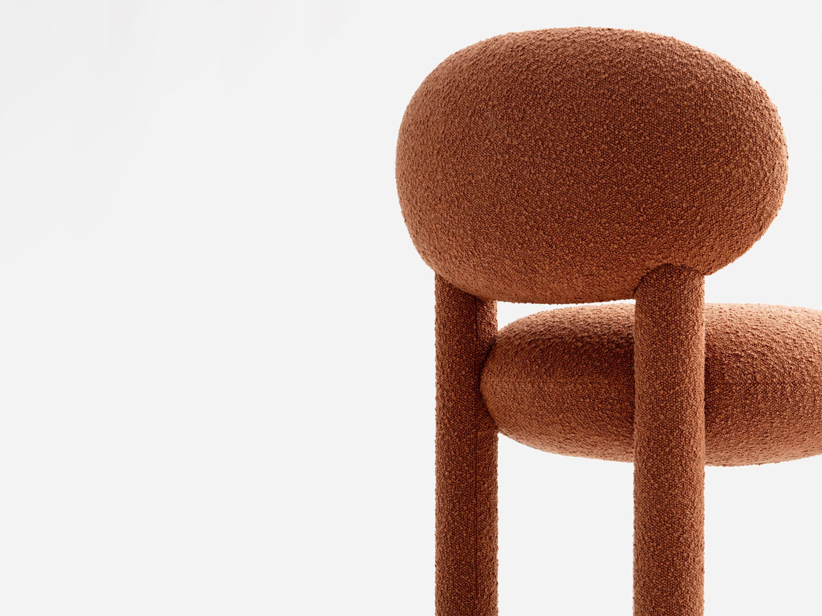 Noom Flock Bar Chair Cs1 Fully Upholstered