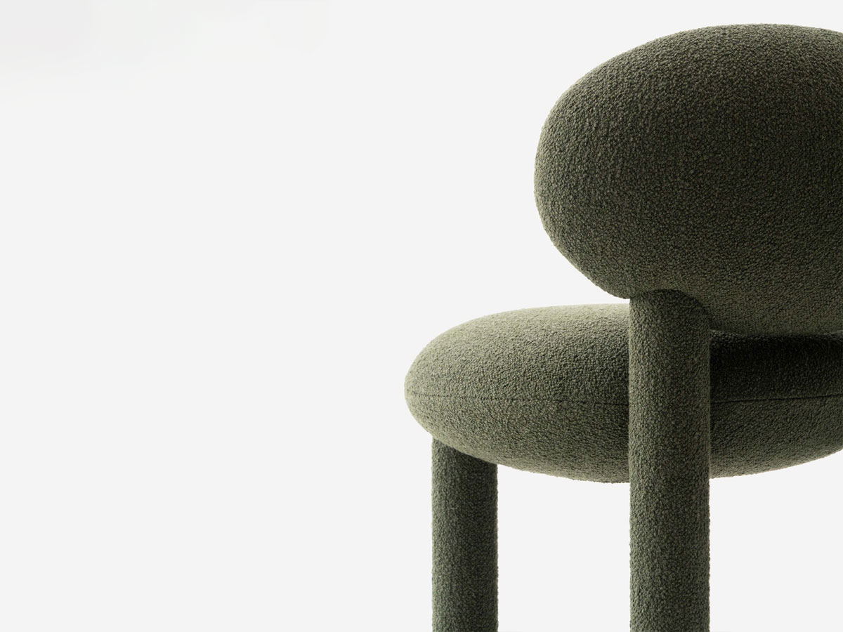 Noom Flock Bar Chair Cs1 Fully Upholstered