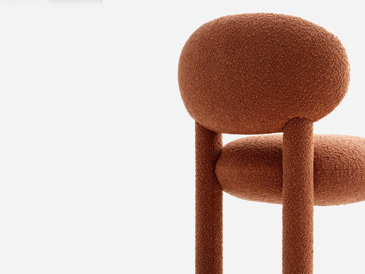 Noom Flock Counter Chair Cs1 H 65 Cm Fully Upholstered