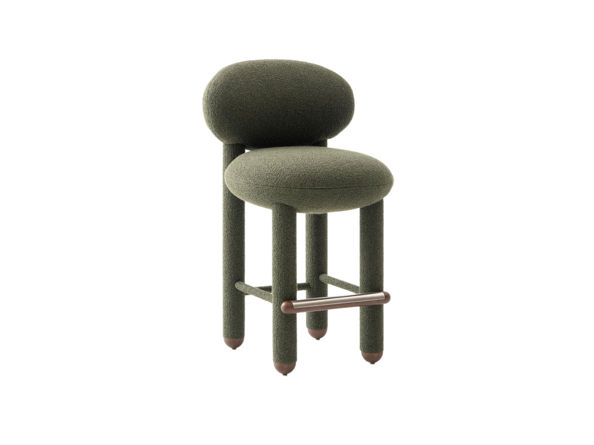 Noom Flock Counter Chair Cs1 H 65 Cm Fully Upholstered