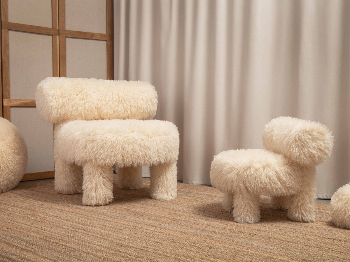 Noom Gropius Baby Low Chair Cs1 Fluffy Edition