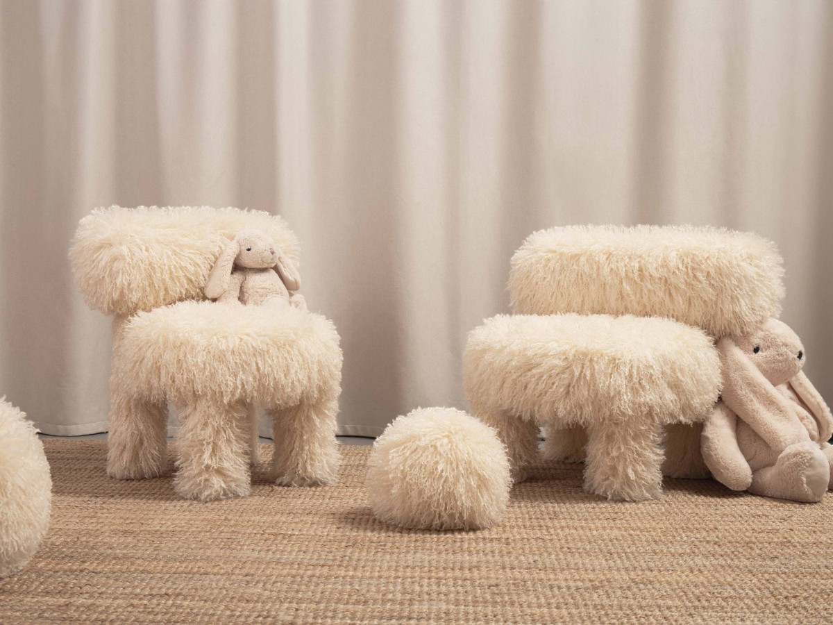 Noom Gropius Baby Low Chair Cs1 Fluffy Edition