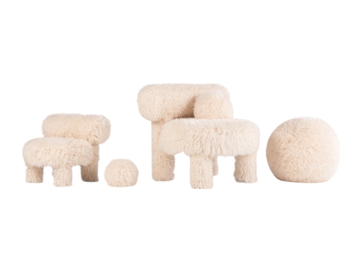 Noom Gropius Baby Low Chair Cs1 Fluffy Edition
