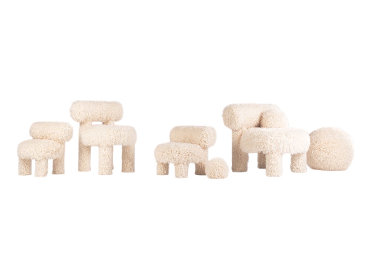 Noom Gropius Baby Low Chair Cs1 Fluffy Edition
