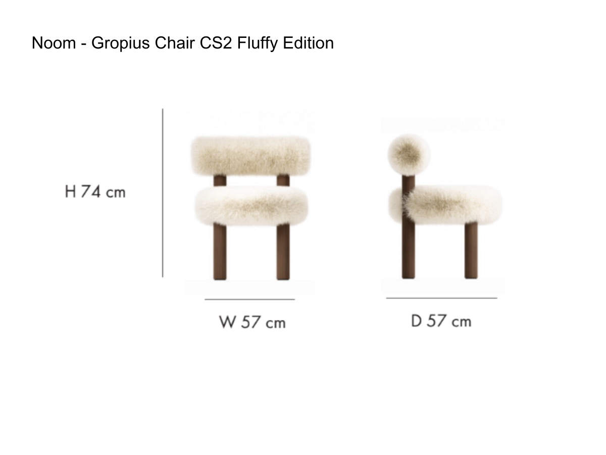 Noom Gropius Chair Cs2 Fluffy Edition