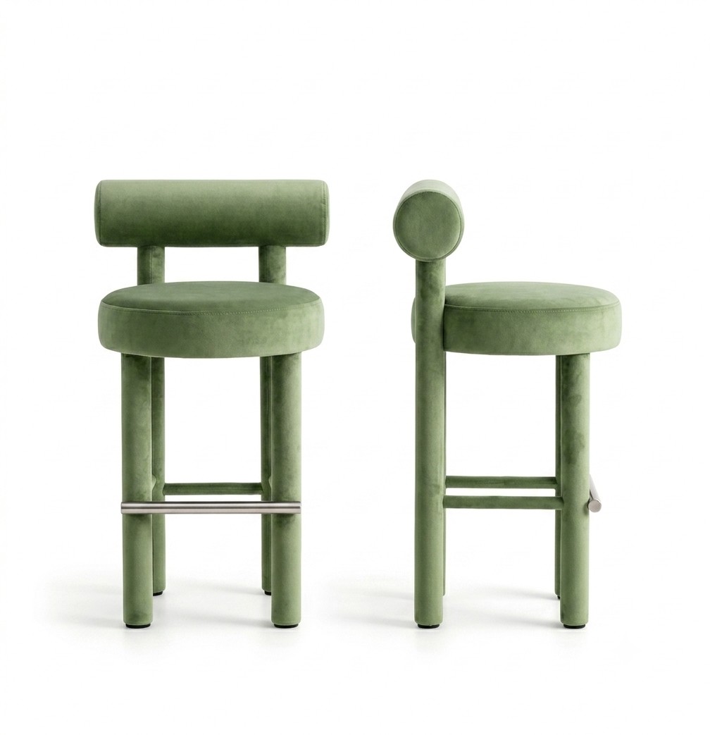 Noom Gropius Bar Stool Cs1 Magic Velvet 2243