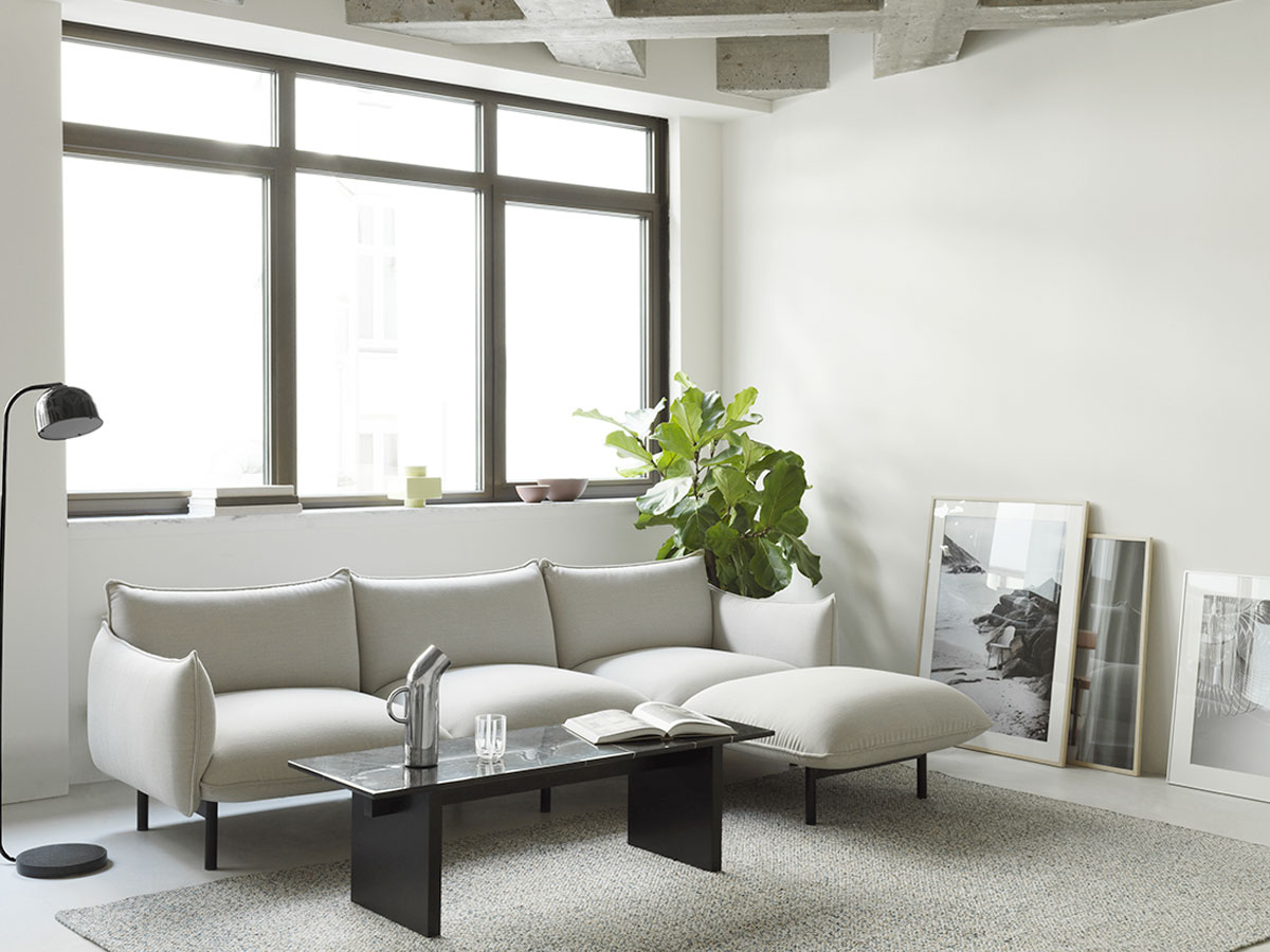 Normann Copenhagen Ark 3 Seater Sofa With Pouf