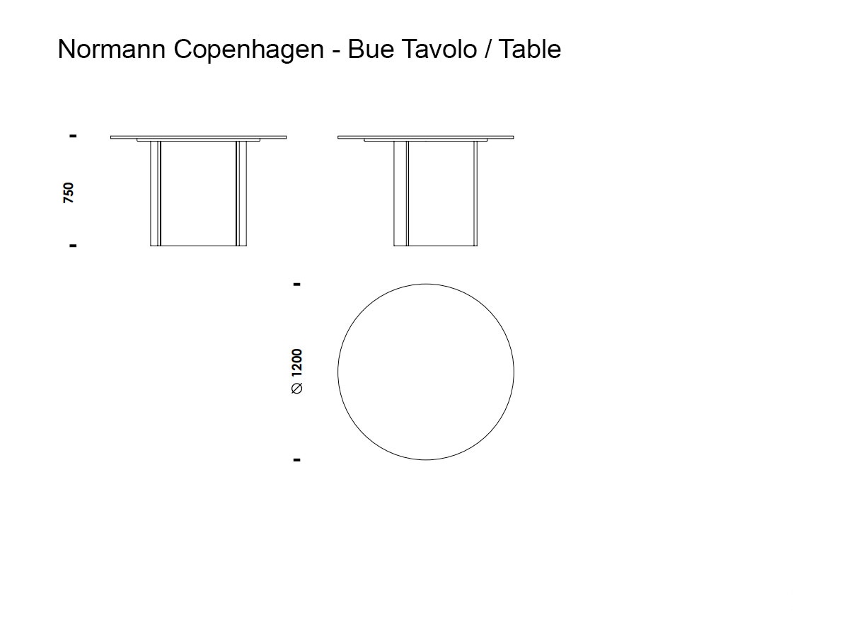 Normann Copenhagen Bue Table