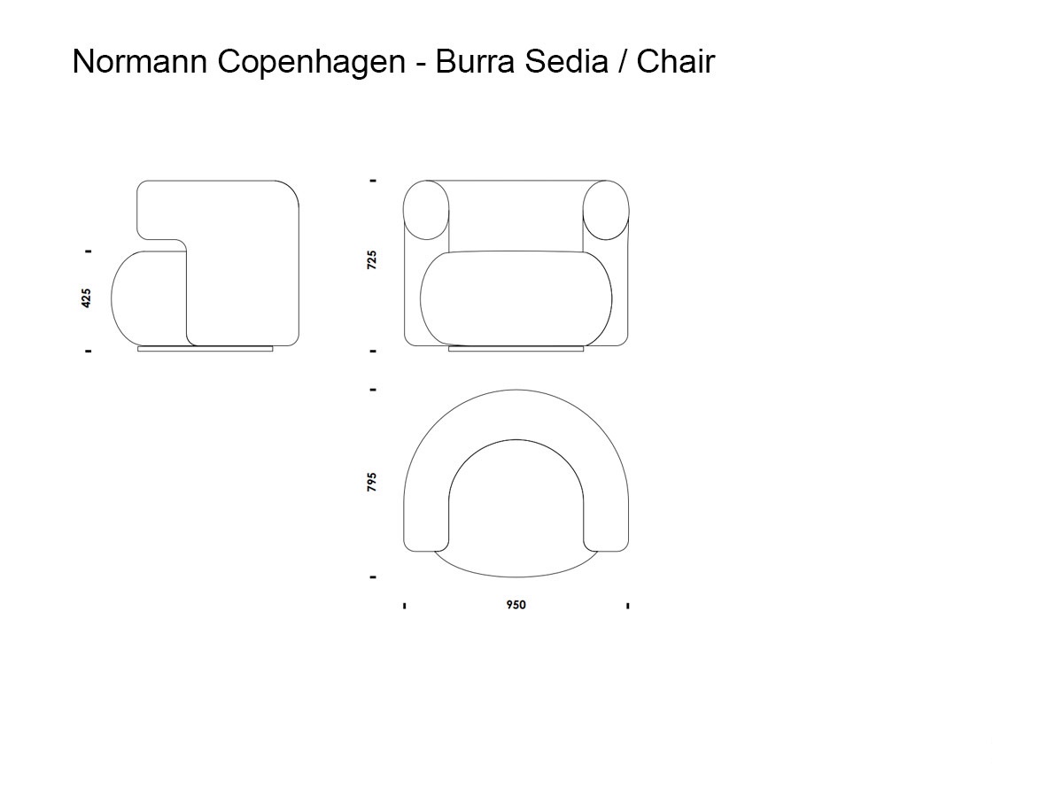 Normann Copenhagen Burra Lounge Chair
