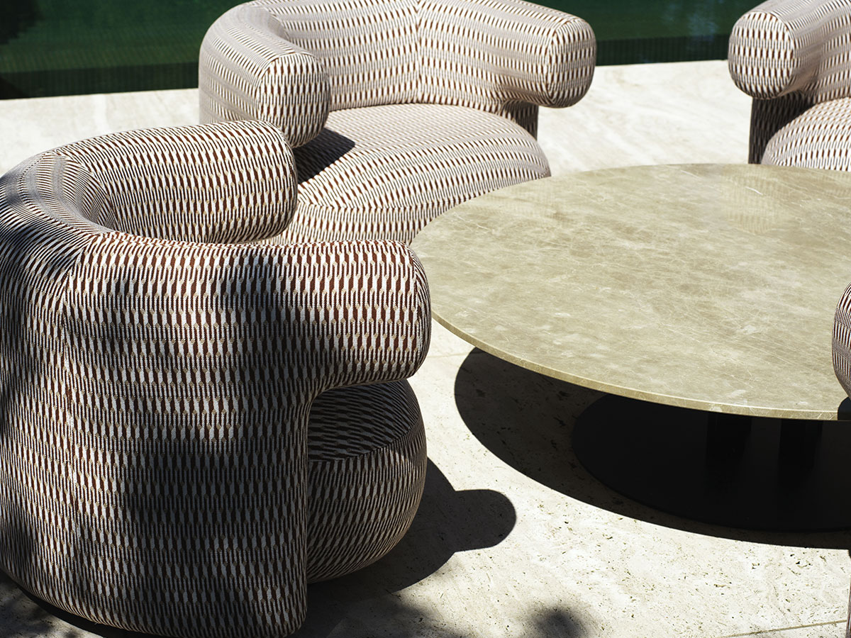 Normann Copenhagen Burra Lounge Chair Swivel Outdoor
