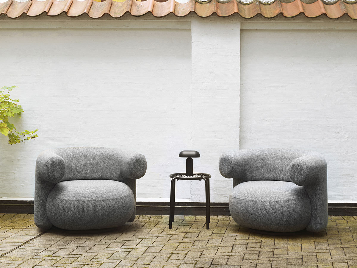 Normann Copenhagen Burra Lounge Chair Swivel Outdoor