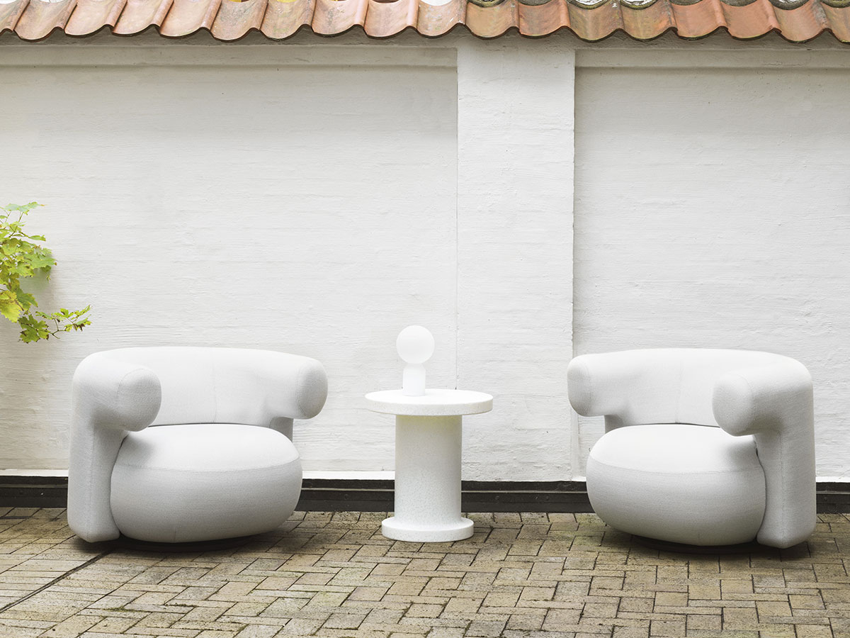 Normann Copenhagen Burra Lounge Chair Swivel Outdoor