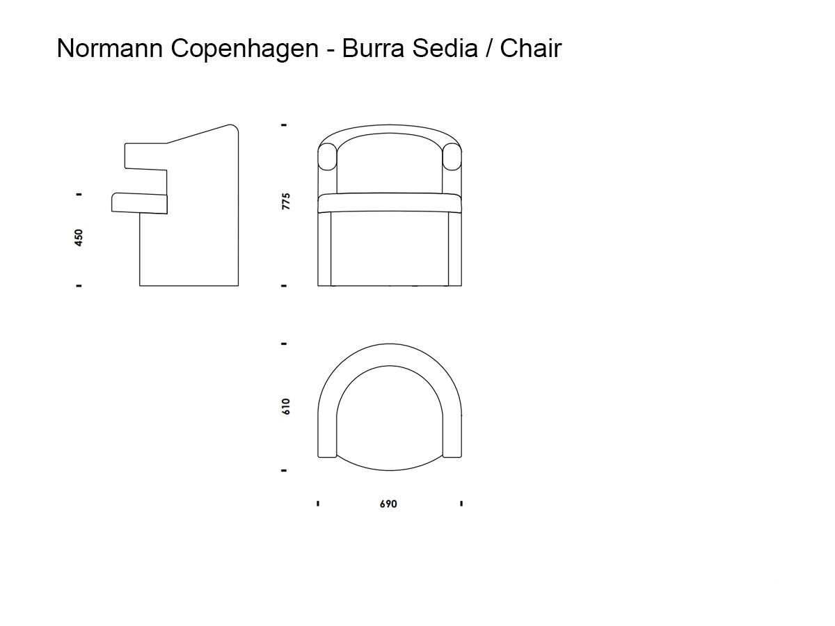 Normann Copenhagen Burra Chair