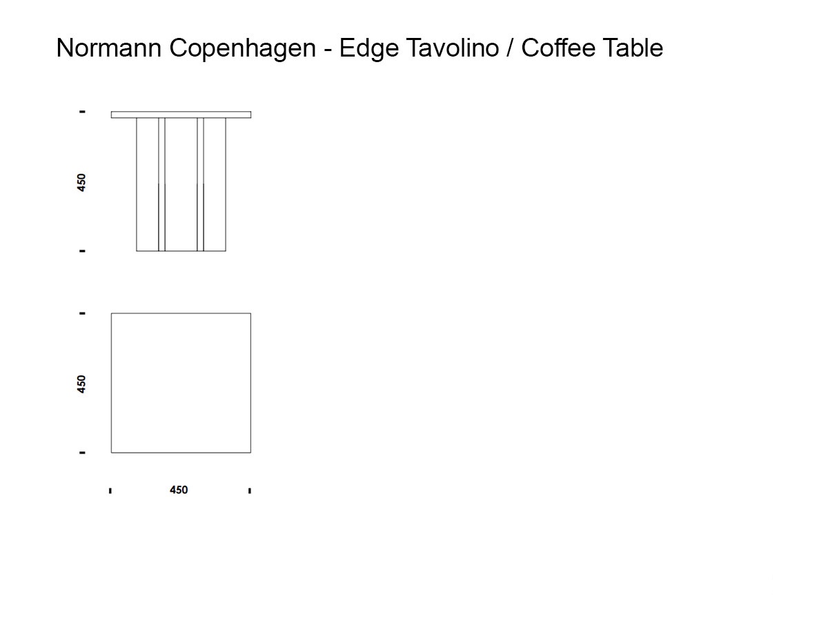 Normann Copenhagen Edge Coffee Table