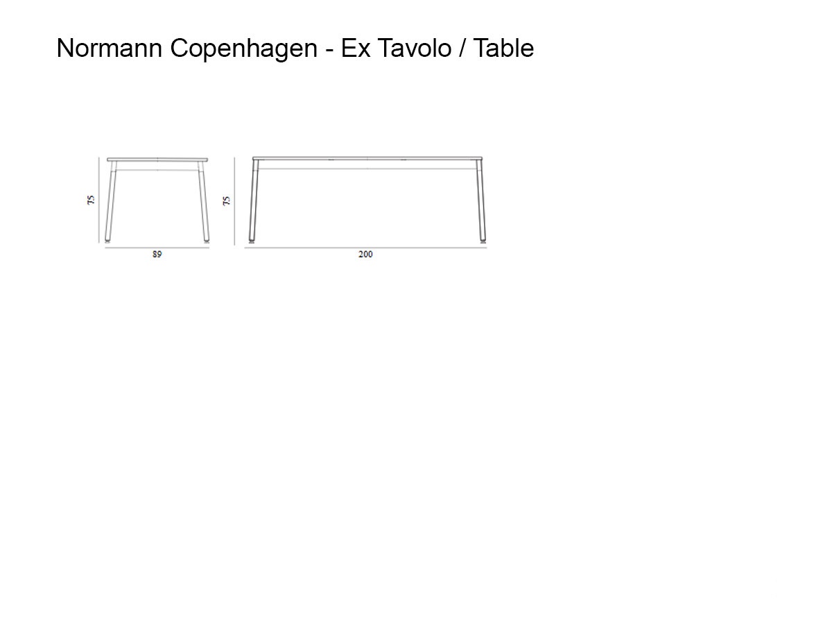 Normann Copenhagen Ex Table Outdoor