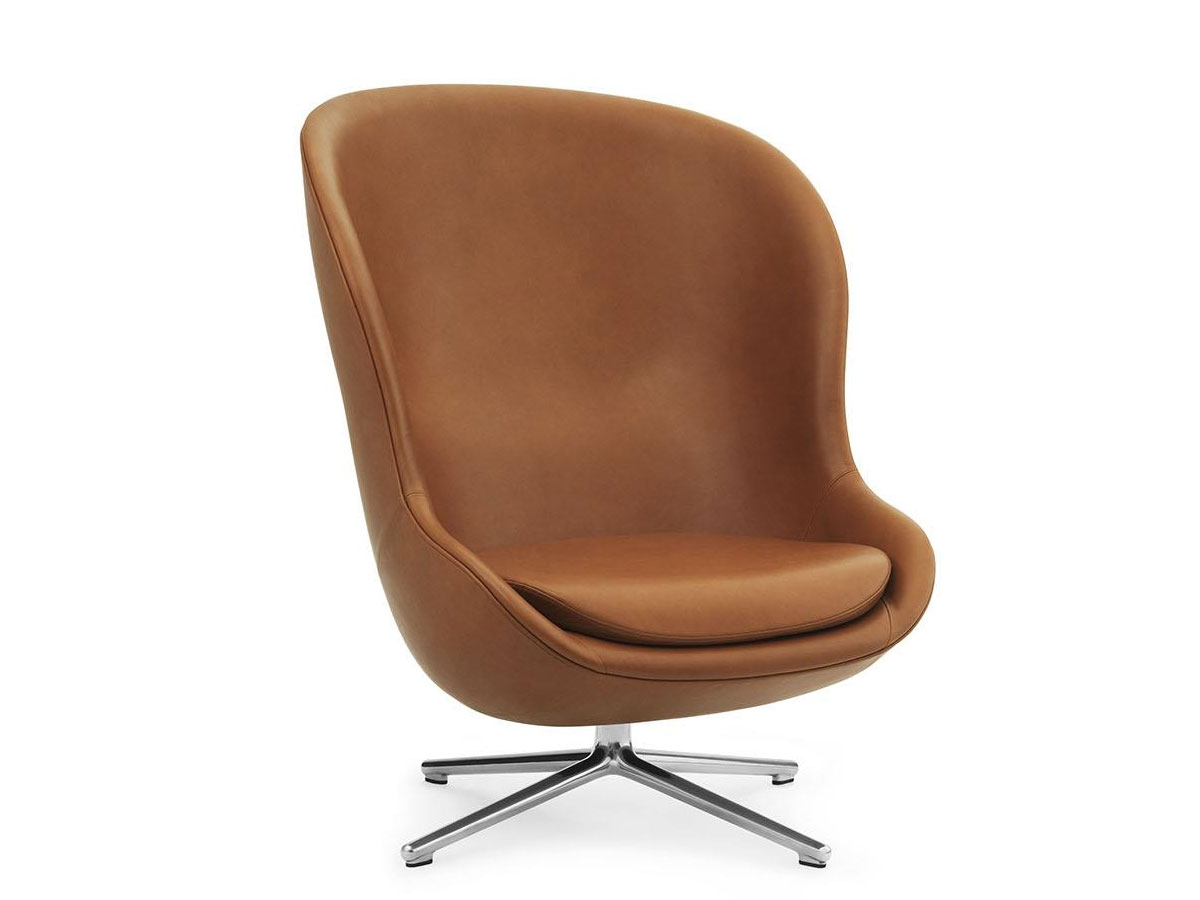 Normann Copenhagen Hyg Lounge Chair High Swivel Alu
