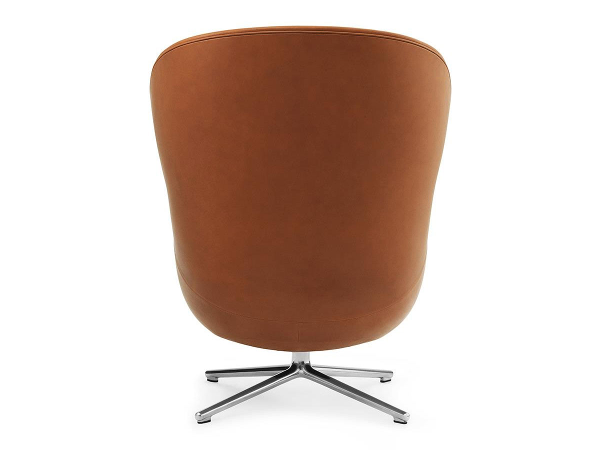 Normann Copenhagen Hyg Lounge Chair High Swivel Alu