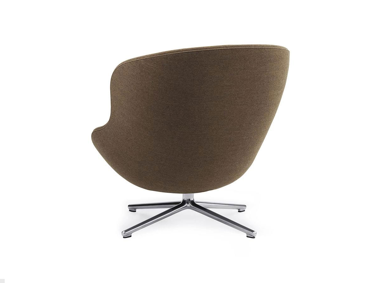 Normann Copenhagen Hyg Lounge Chair Low Swivel Alu