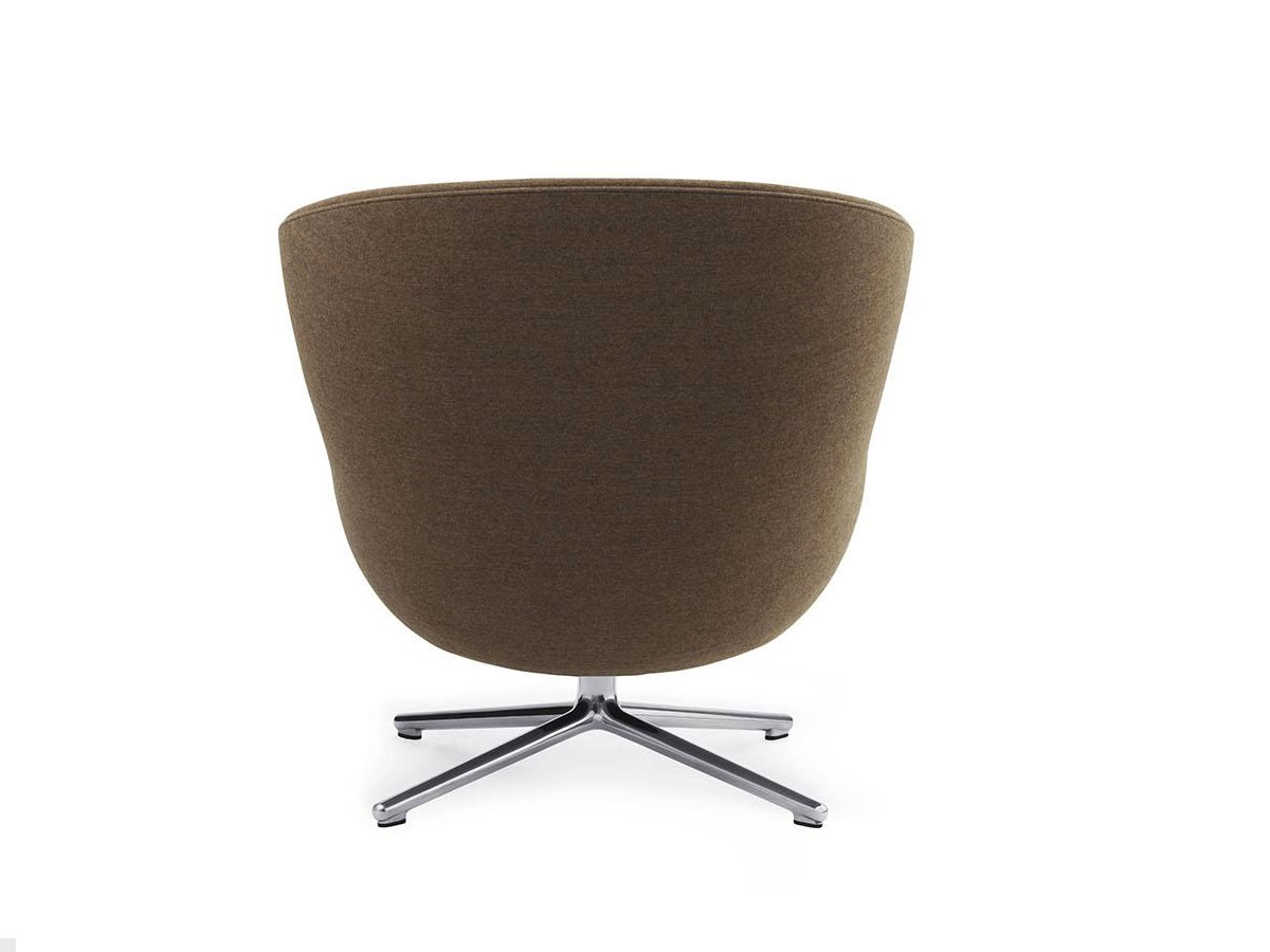 Normann Copenhagen Hyg Lounge Chair Low Swivel Alu