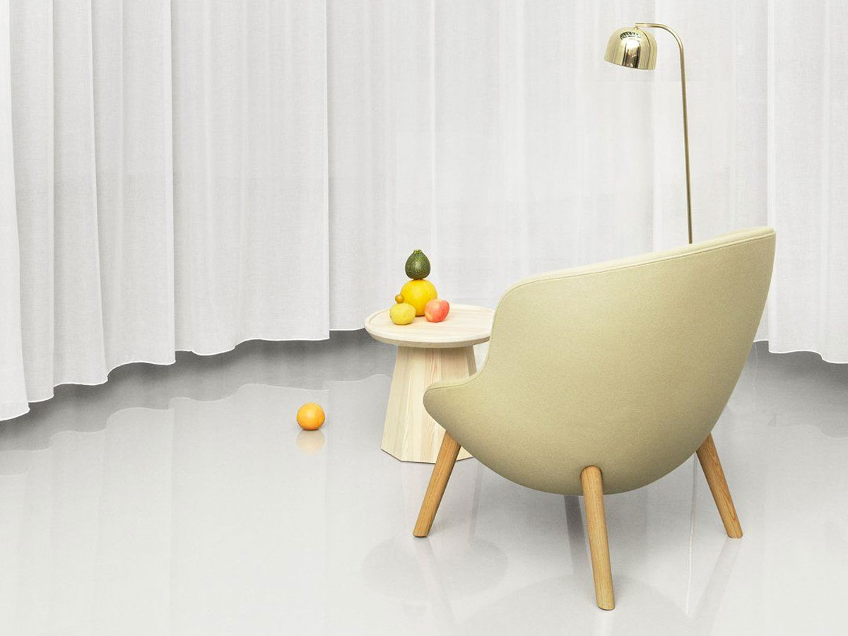 Normann Copenhagen Hyg Lounge Chair Low Oak