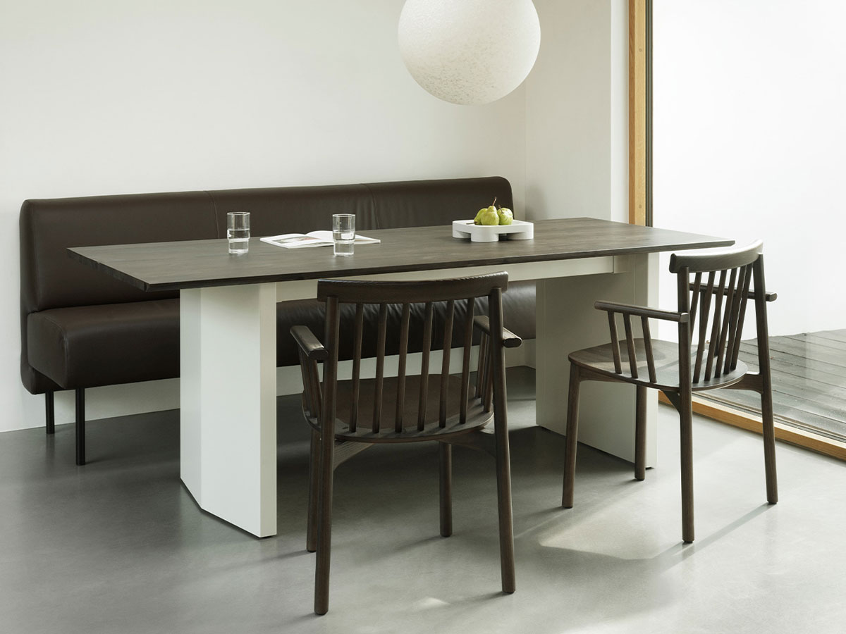 Normann Copenhagen Panel Table Creamdark Brown